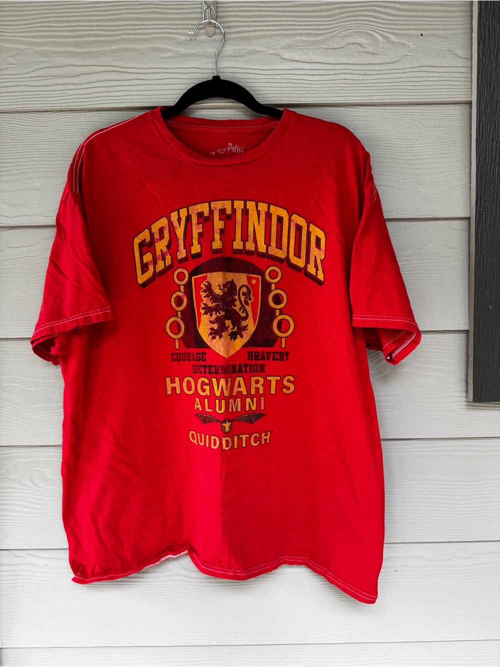 Harry Potter Gryffindor Short Sleeve Tee - Red - Picture 2 of 4